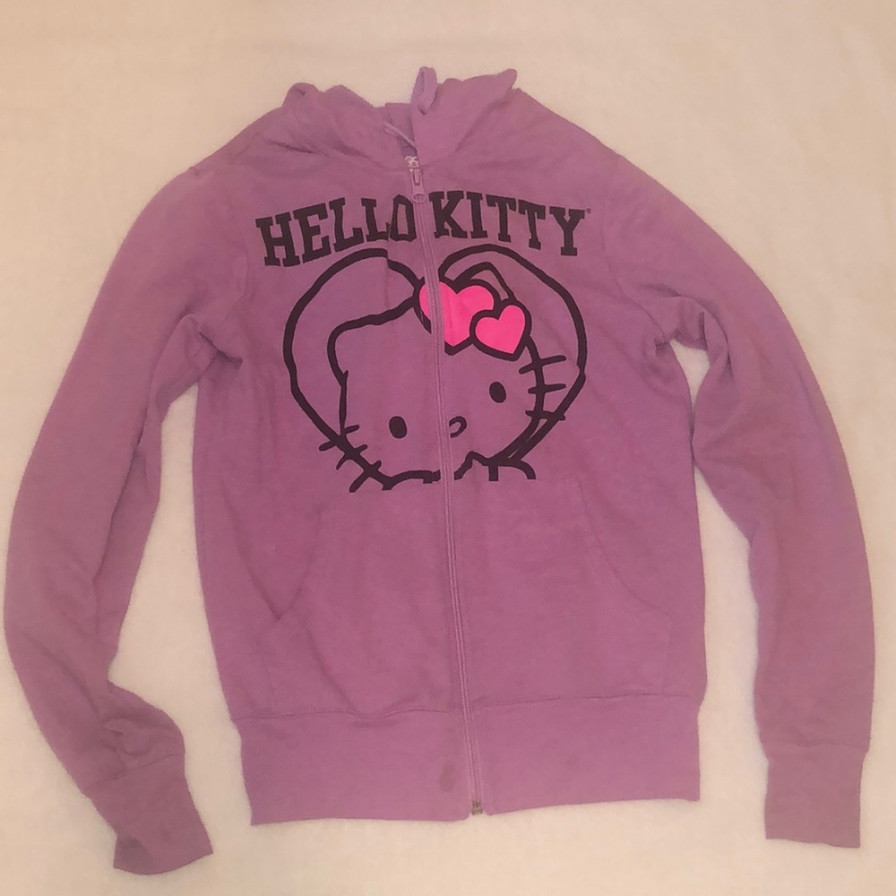 hello kitty purple jacket